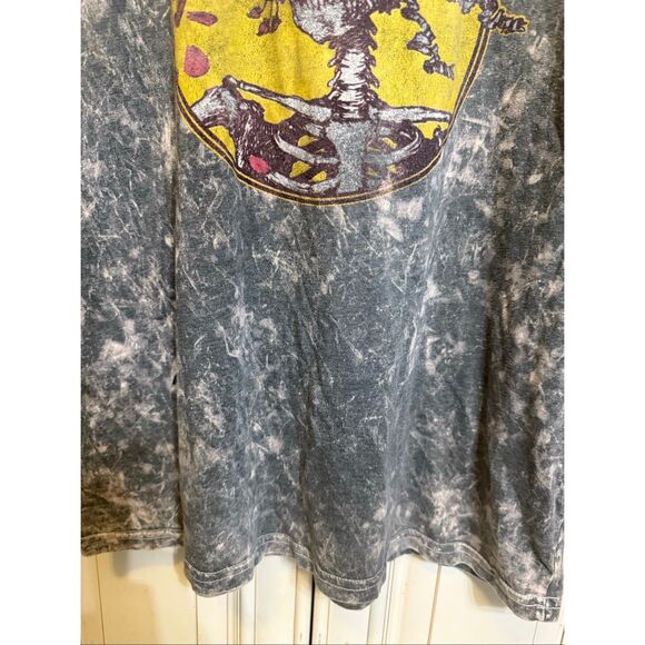 Grateful Dead Men's Bertha Skeleton Lady Short Sleeve Graphic Tee Gray Medium - Picture 3 of 7
